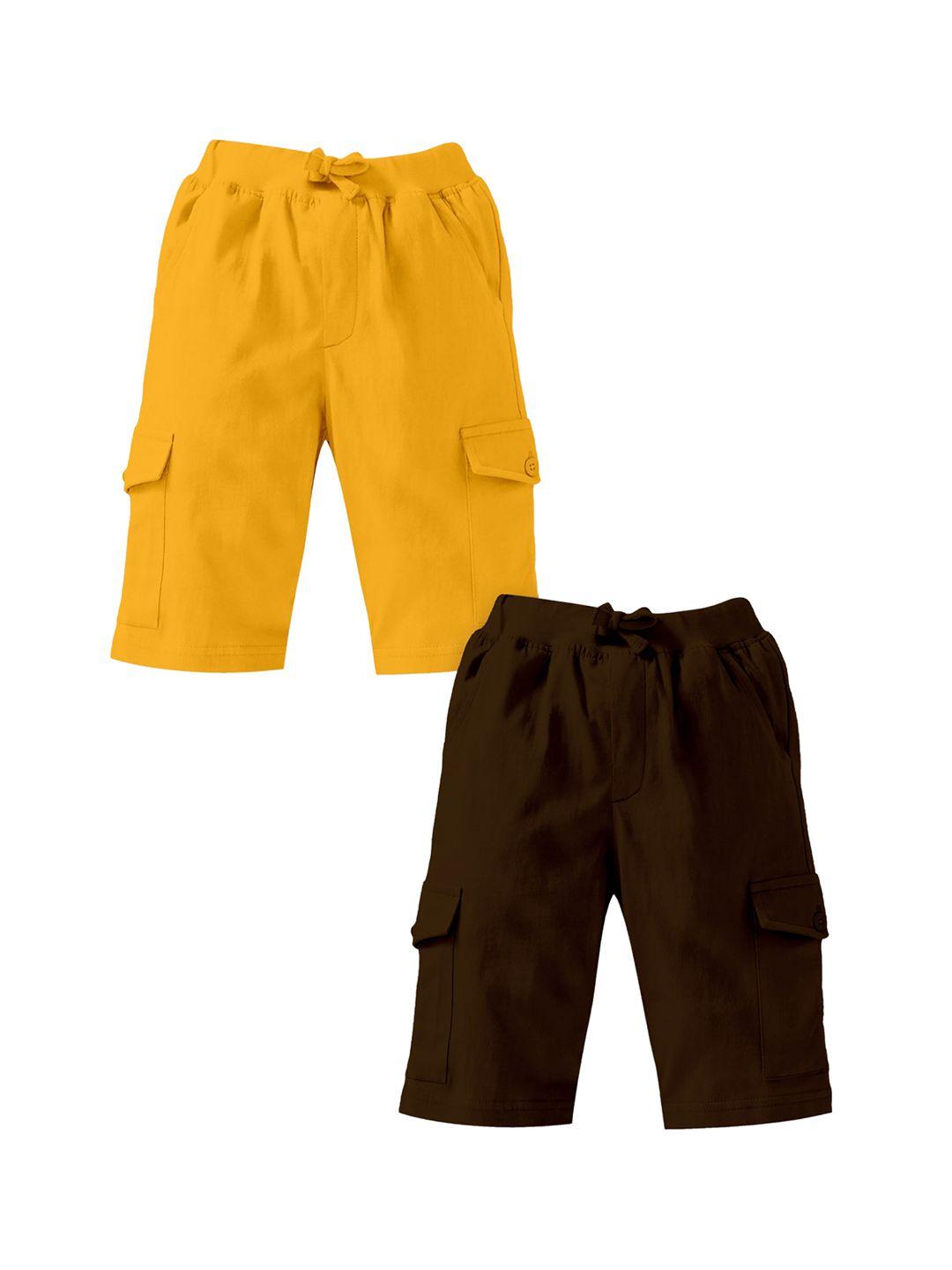 kiddopanti-boys-pack-of-2-regular-fit-cotton-shorts