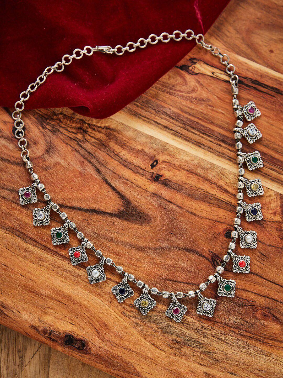 fabindia-silver-plated-necklace