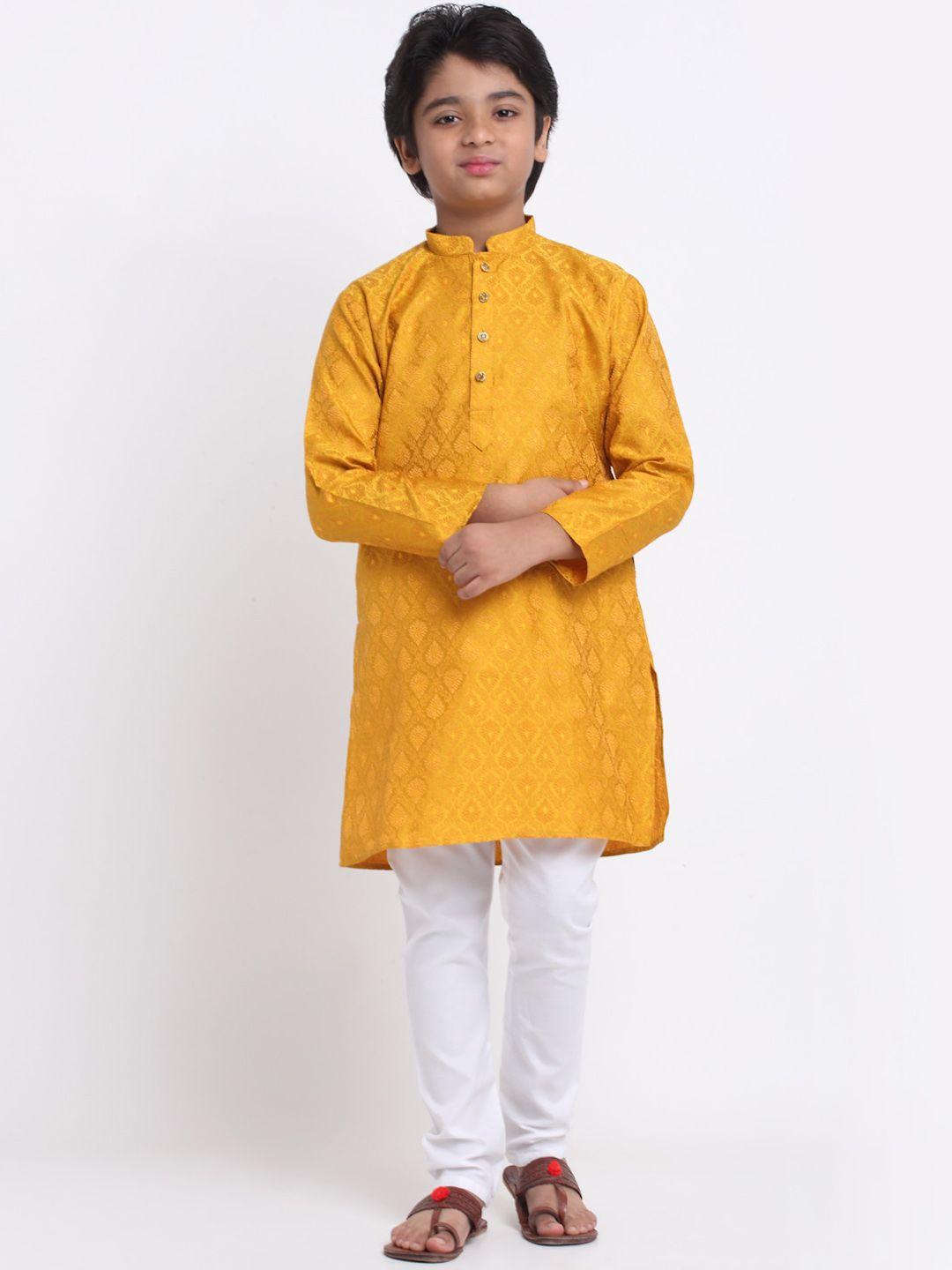 kraft-india-boys-ethnic-motifs-woven-design-kurta