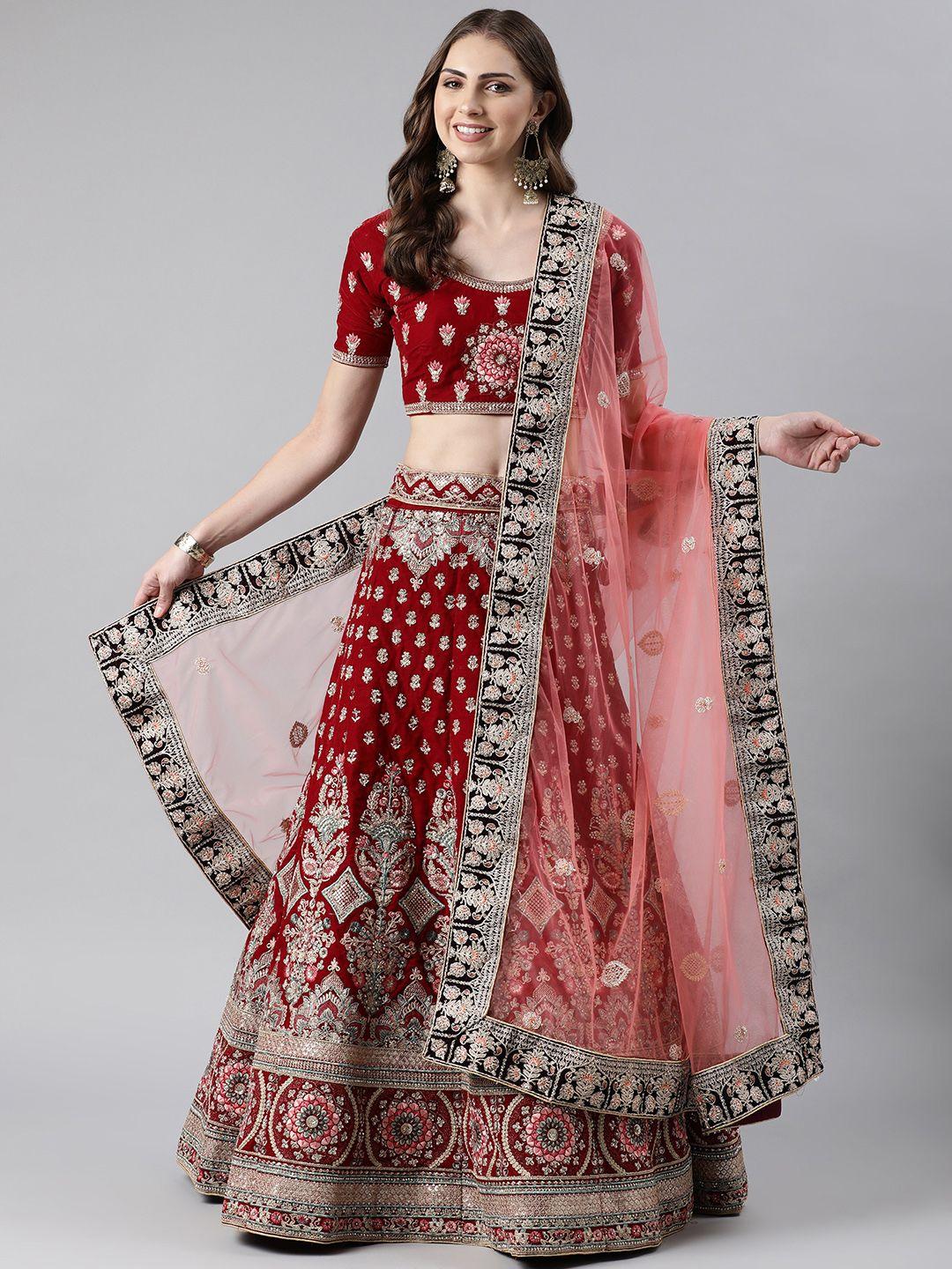 flaher-embroidered-beads-&-stones-net-dupatta
