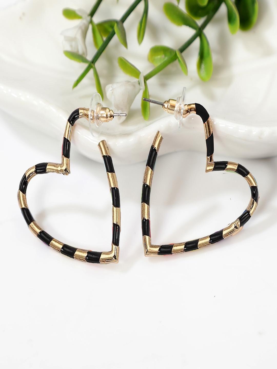aquastreet-gold-plated-heart-shaped-half-hoop-earrings