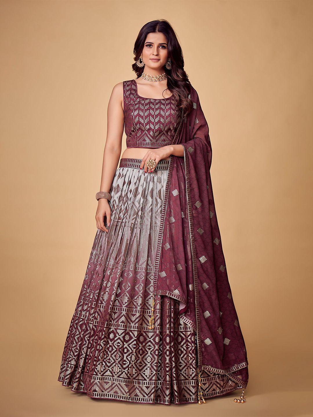 fusionic-embellished-sequinned-ready-to-wear-lehenga-&-blouse-with-dupatta
