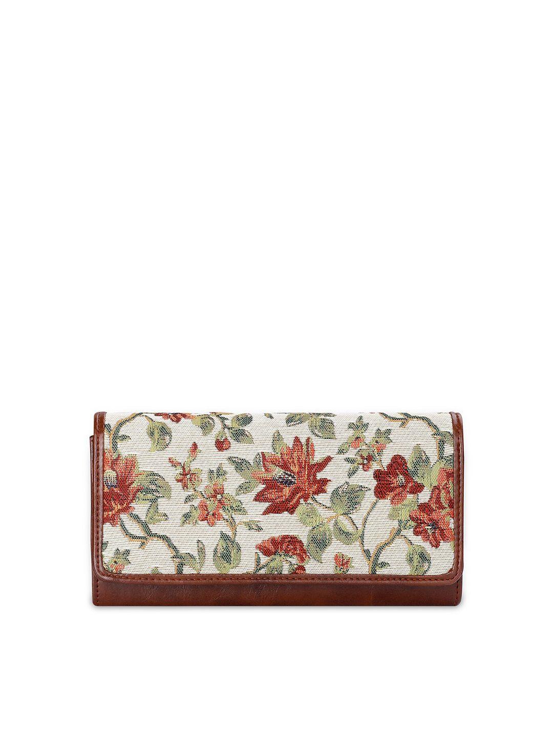 the-clownfish-women-floral-printed-two-fold-wallet