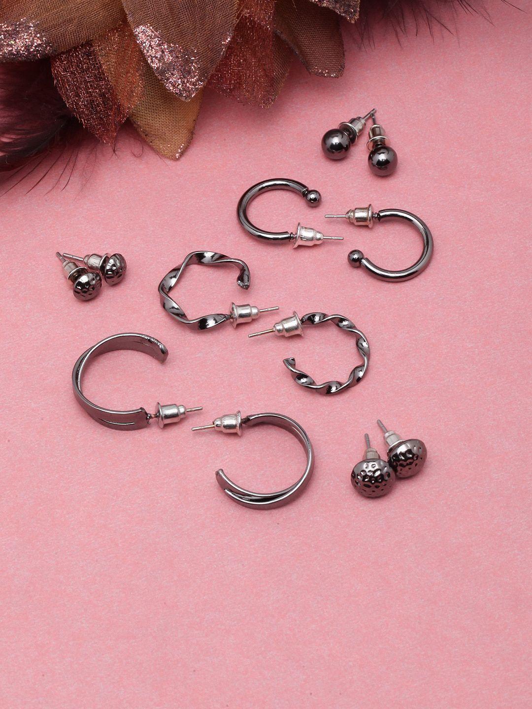 diva-walk-set-of-6-rhodium-plated-circular-half-hoop-earrings