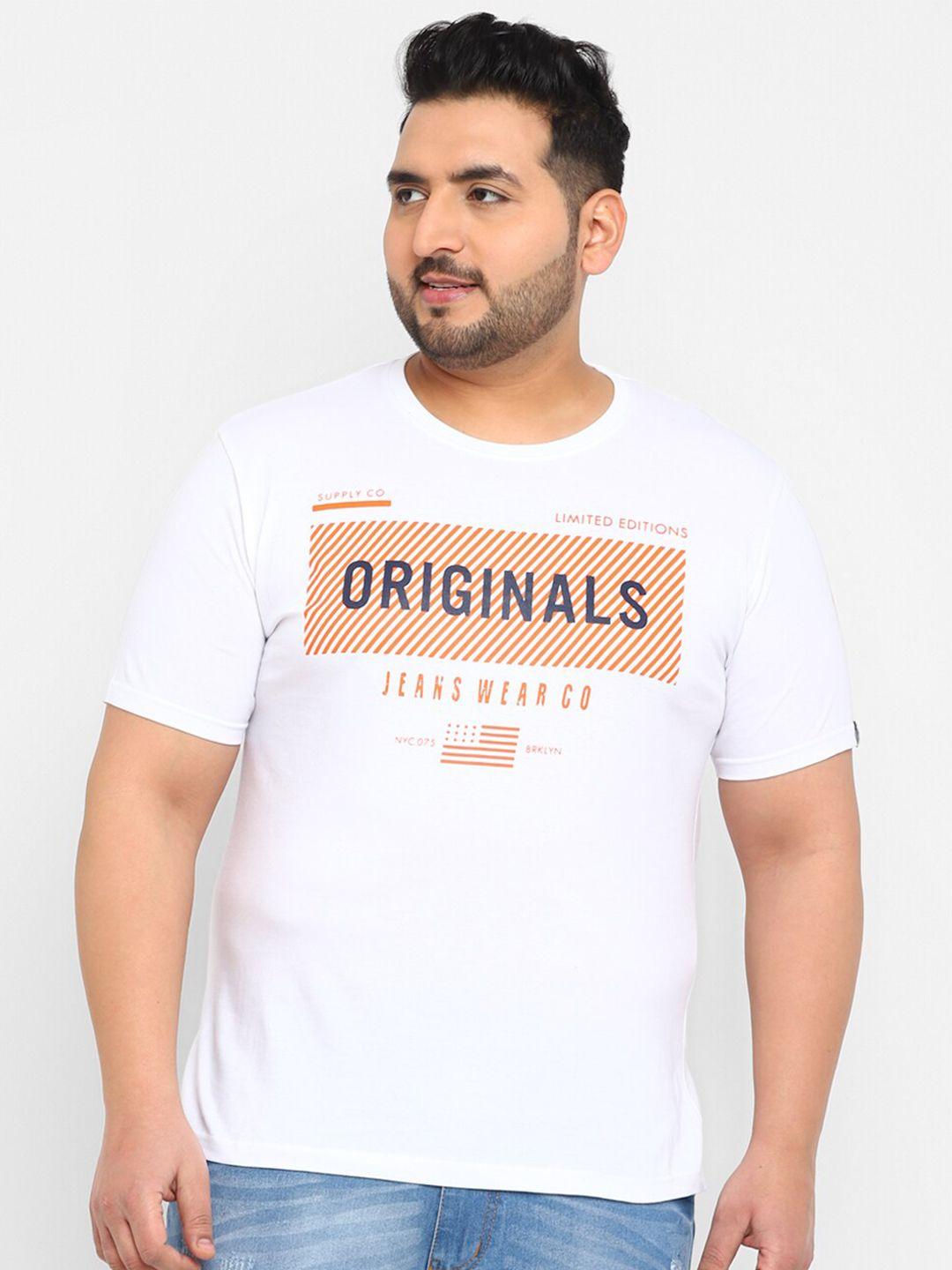 urbano-plus-plus-size-typography-printed-pure-cotton-t-shirt