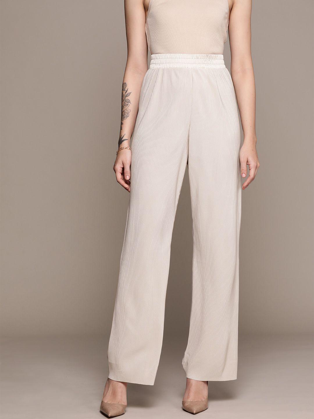 mango-women-sustainable-pure-cotton-accordion-pleated-high-rise-parallel-trousers