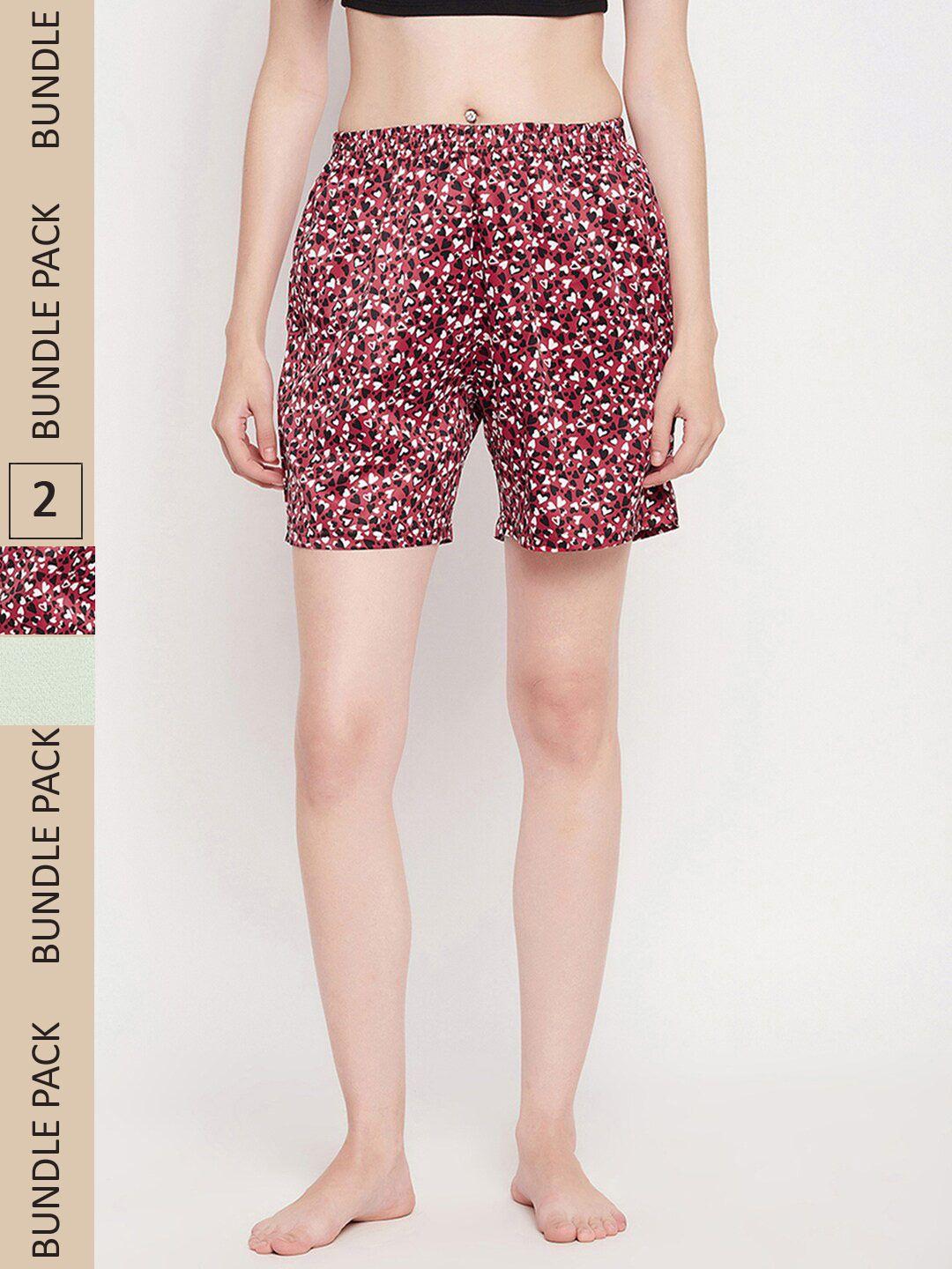 clovia--women-pack-of-2-mid-rise-printed-lounge-shorts
