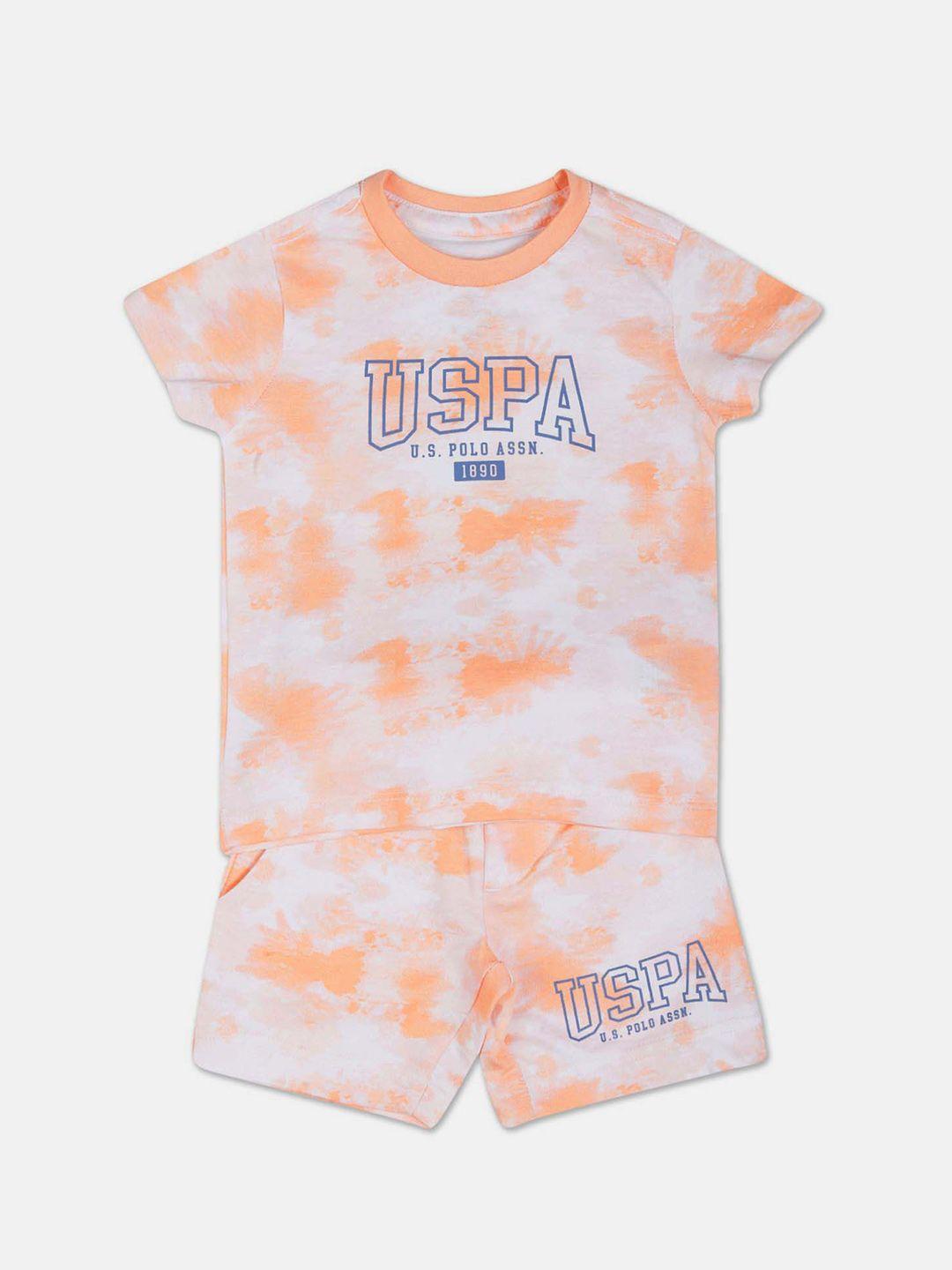 u.s.-polo-assn.-kids-boys-tie-and-dye-printed-pure-cotton-t-shirt-with-shorts-clothing-set