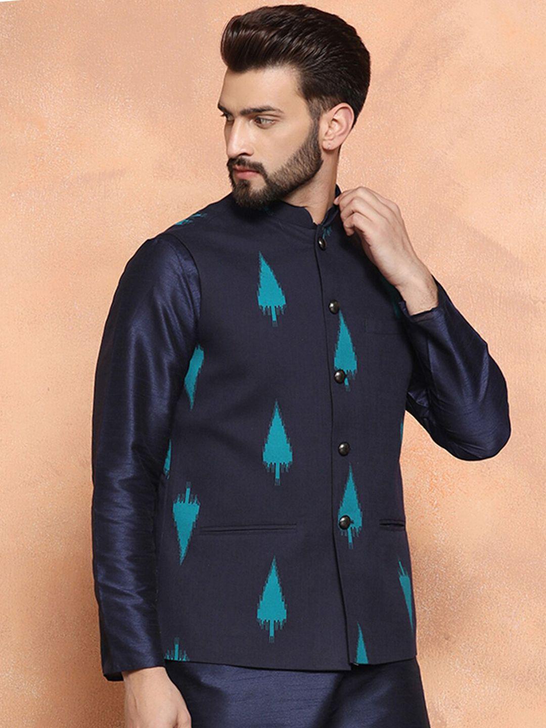 kisah-printed-mandarin-collar-nehru-jackets-with-pocket-square
