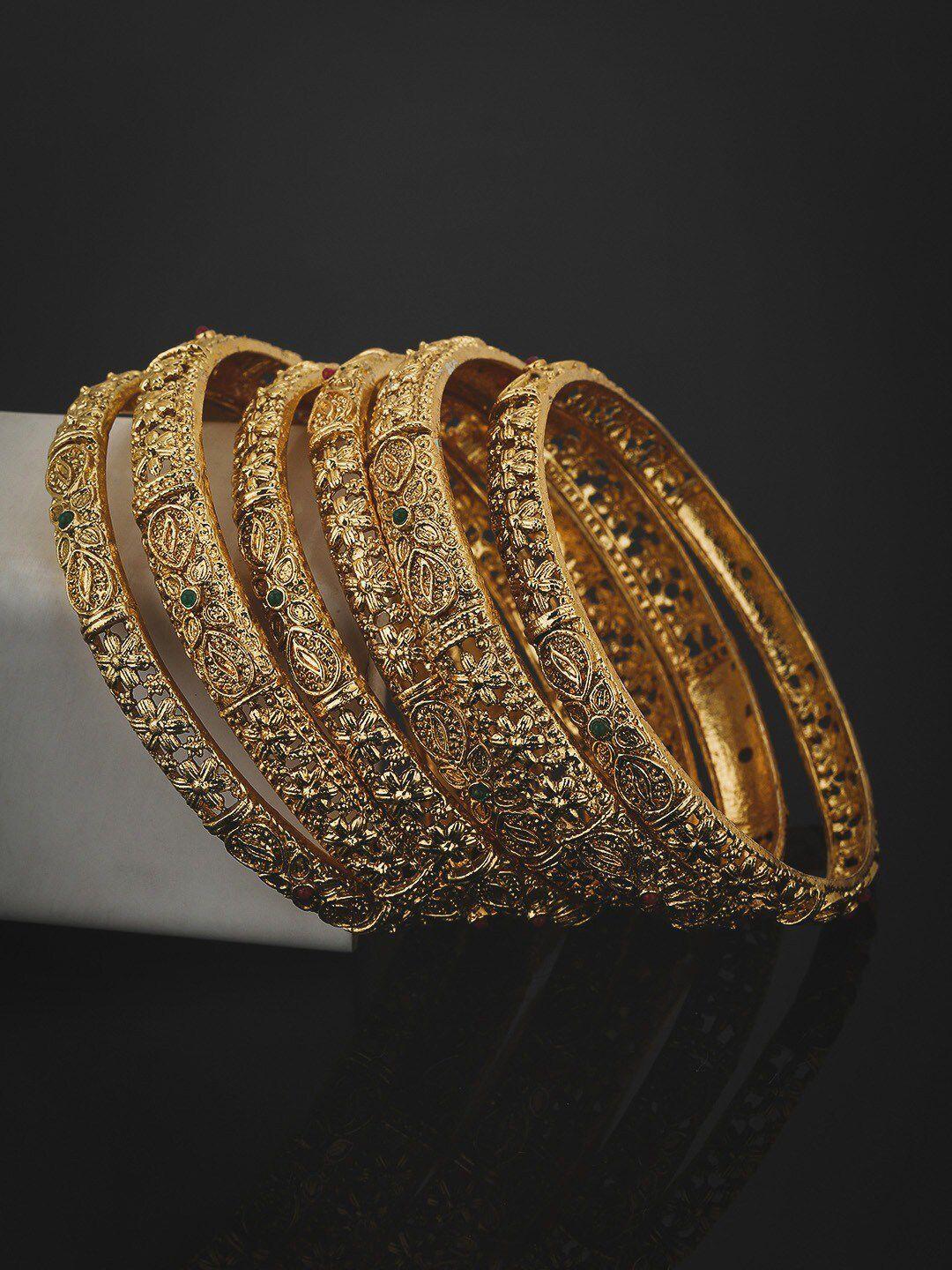 carlton-london-set-of-6-gold-plated-stone-studded-bangles