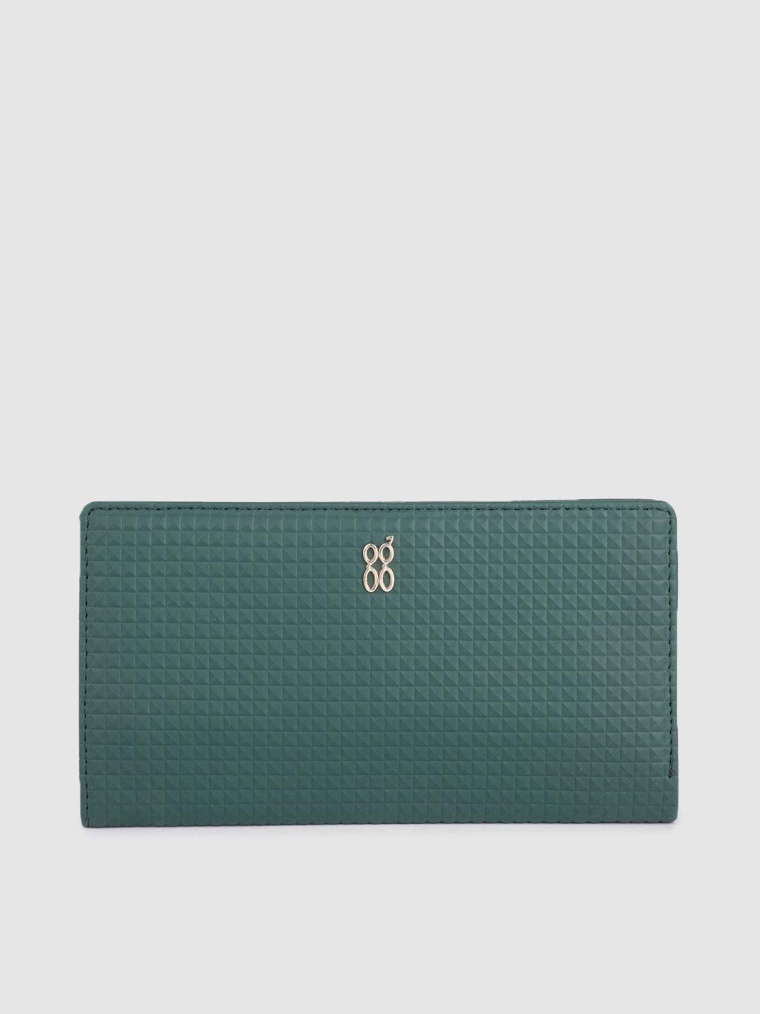 baggit-women-geometric-textured-two-fold-wallet
