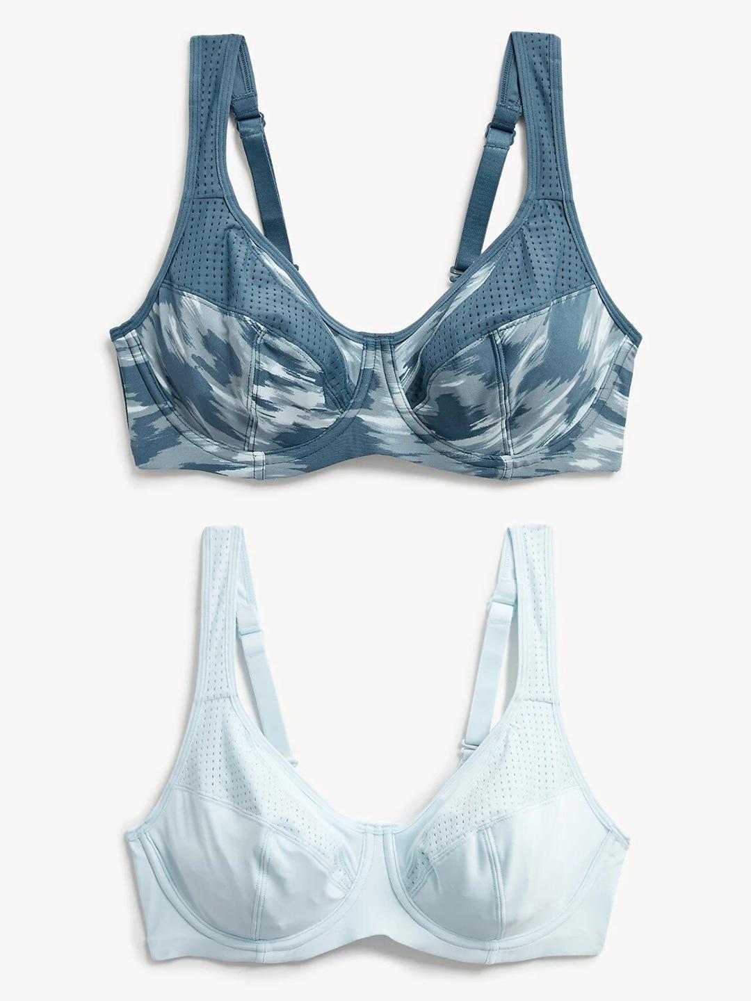 marks-&-spencer-pack-of-2-abstract-printed-non-padded-underwired-workout-bra-t336356