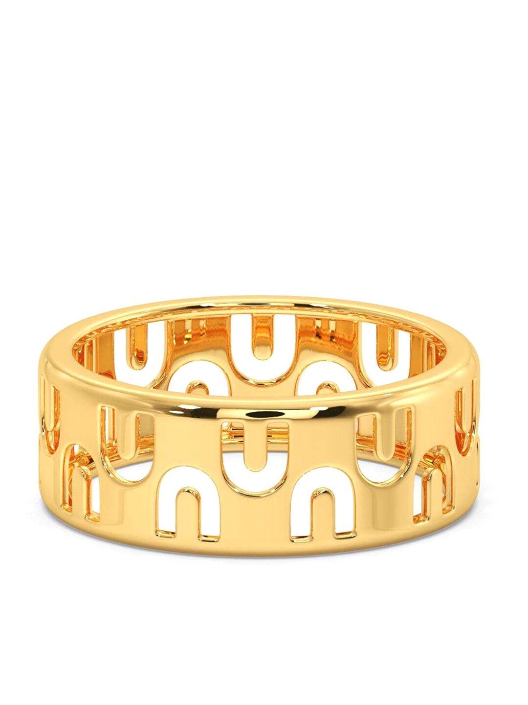candere-a-kalyan-jewellers-company-men-18kt-bis-hallmark-gold-ring---3.72-gm