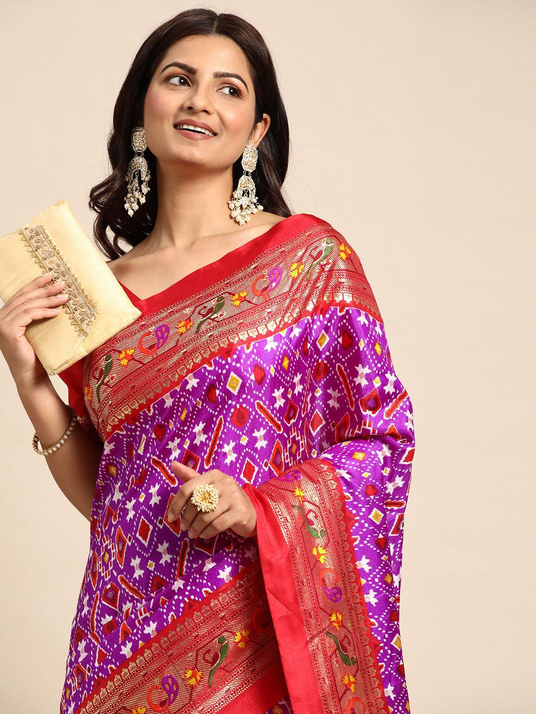 looknbook-art-silk-blend-patola-saree