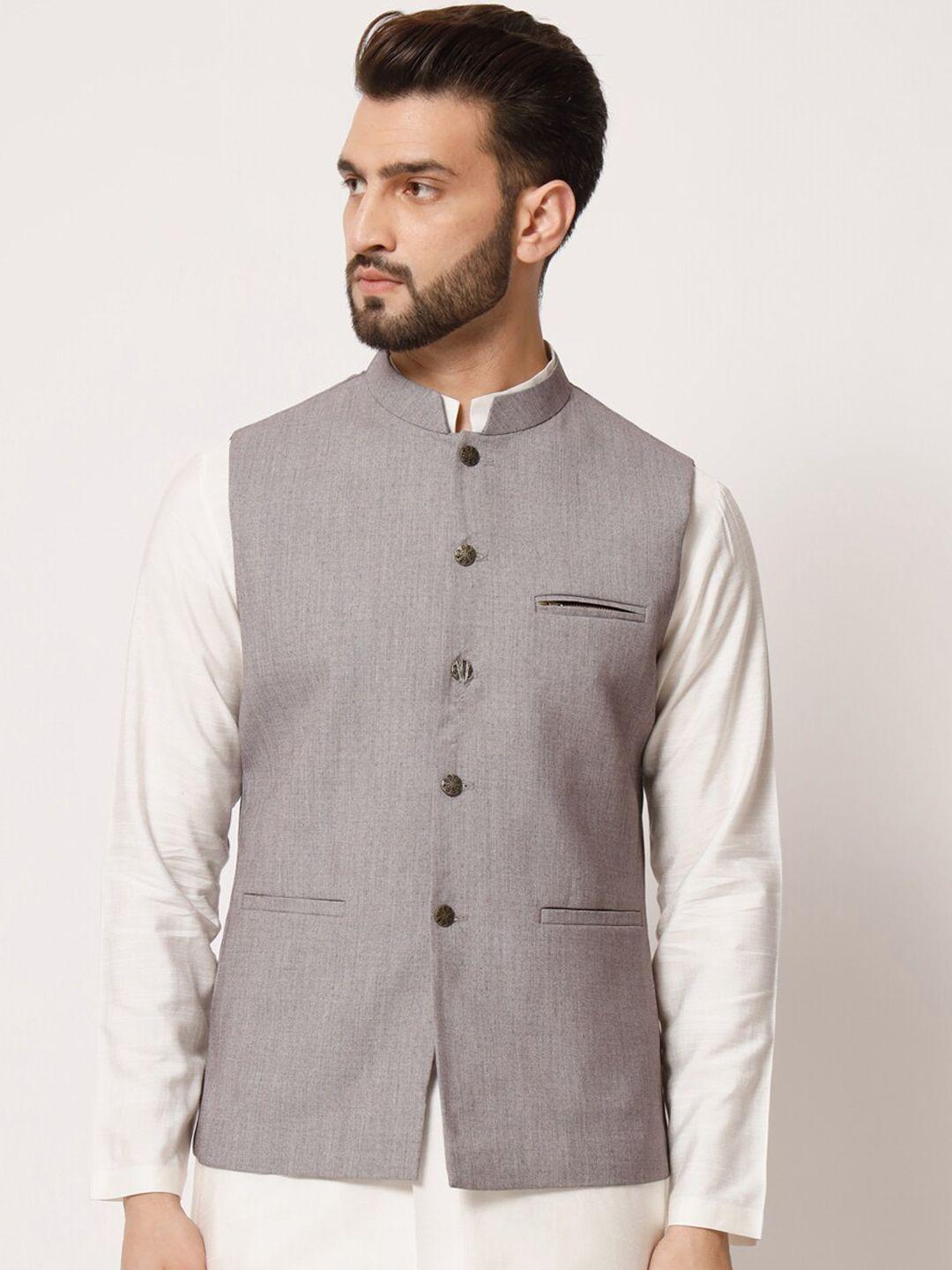 maxence-mandarin-collar-pure-silk-nehru-jacket