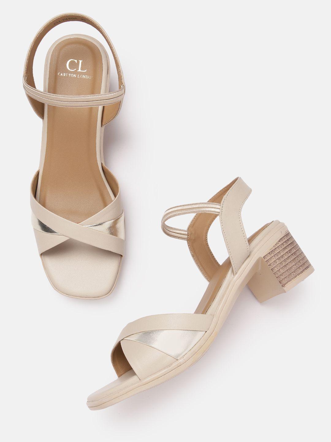 carlton-london-women-colourblocked-block-heels