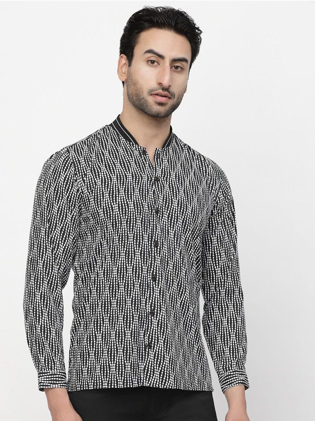 lela-abstract-printed-slim-fit-casual-shirt