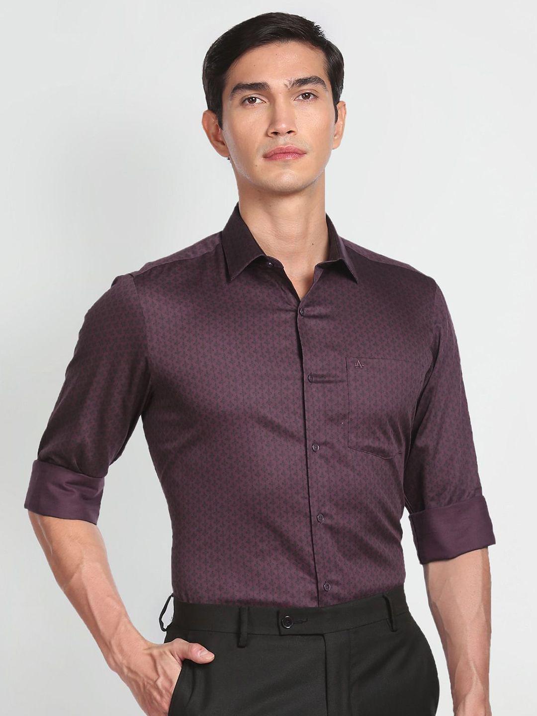 arrow-ethnic-printed-opaque-formal-pure-cotton-shirt