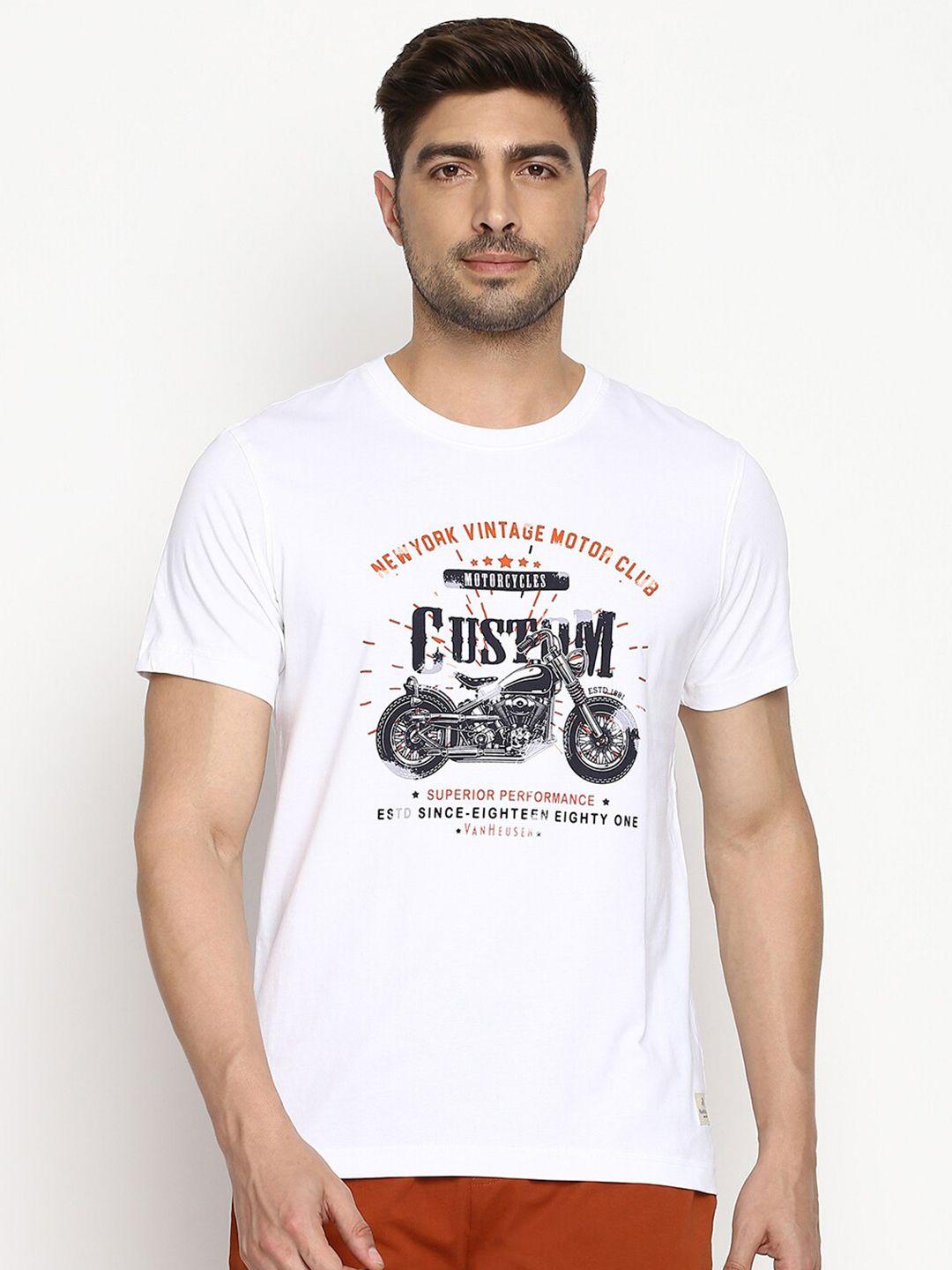 van-heusen-biker-printed-t-shirt