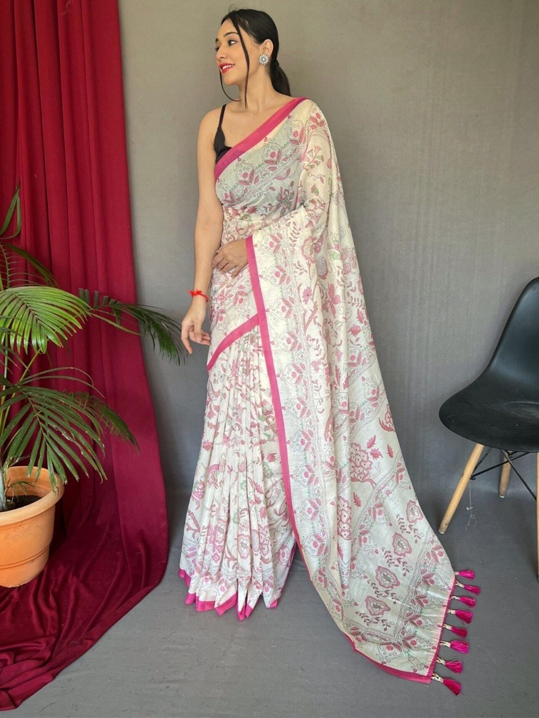 mitera-ethnic-motifs-printed-cotton-blend-kalamkari-saree