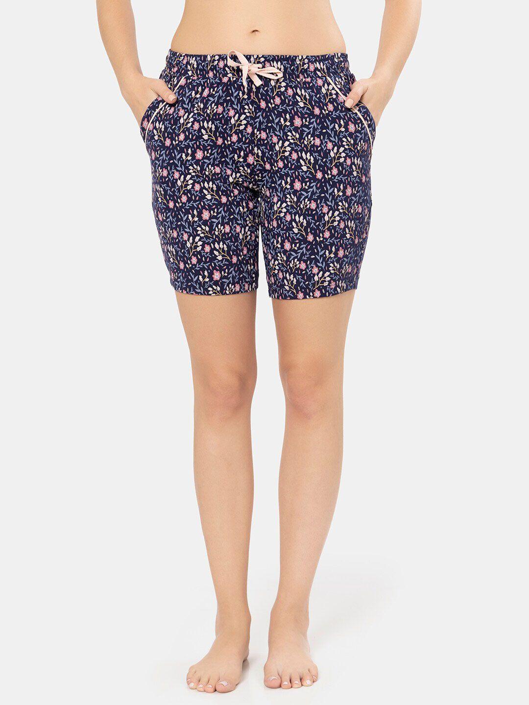 amante-women-floral-printed-cotton-lounge-shorts
