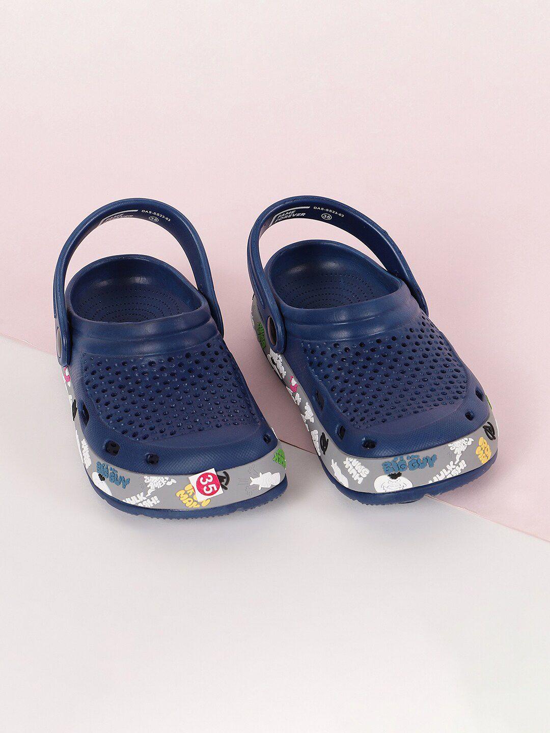 fame-forever-by-lifestyle-boys-round-toe-printed-clogs