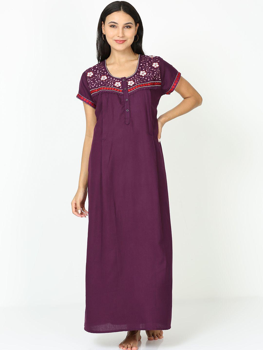 9shines-label-floral-embroidered-maxi-nightdress