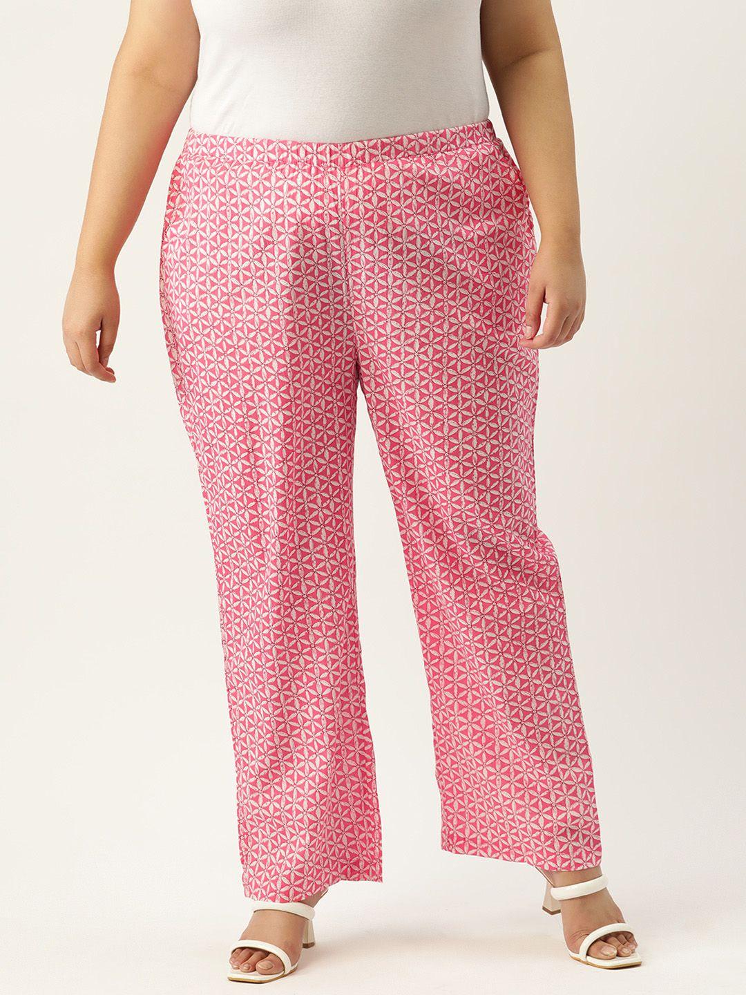 therebelinme-women-pink-floral-printed-relaxed-loose-fit-high-rise-trousers