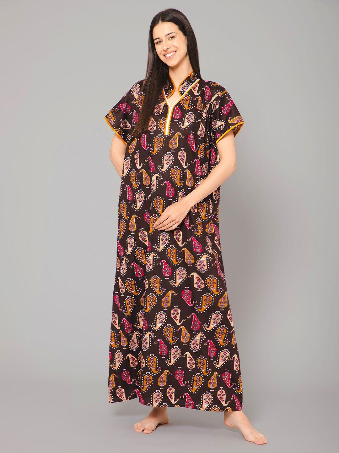 winza-designer-ethnic-motifs-printed-pure-cotton-maxi-nightdress