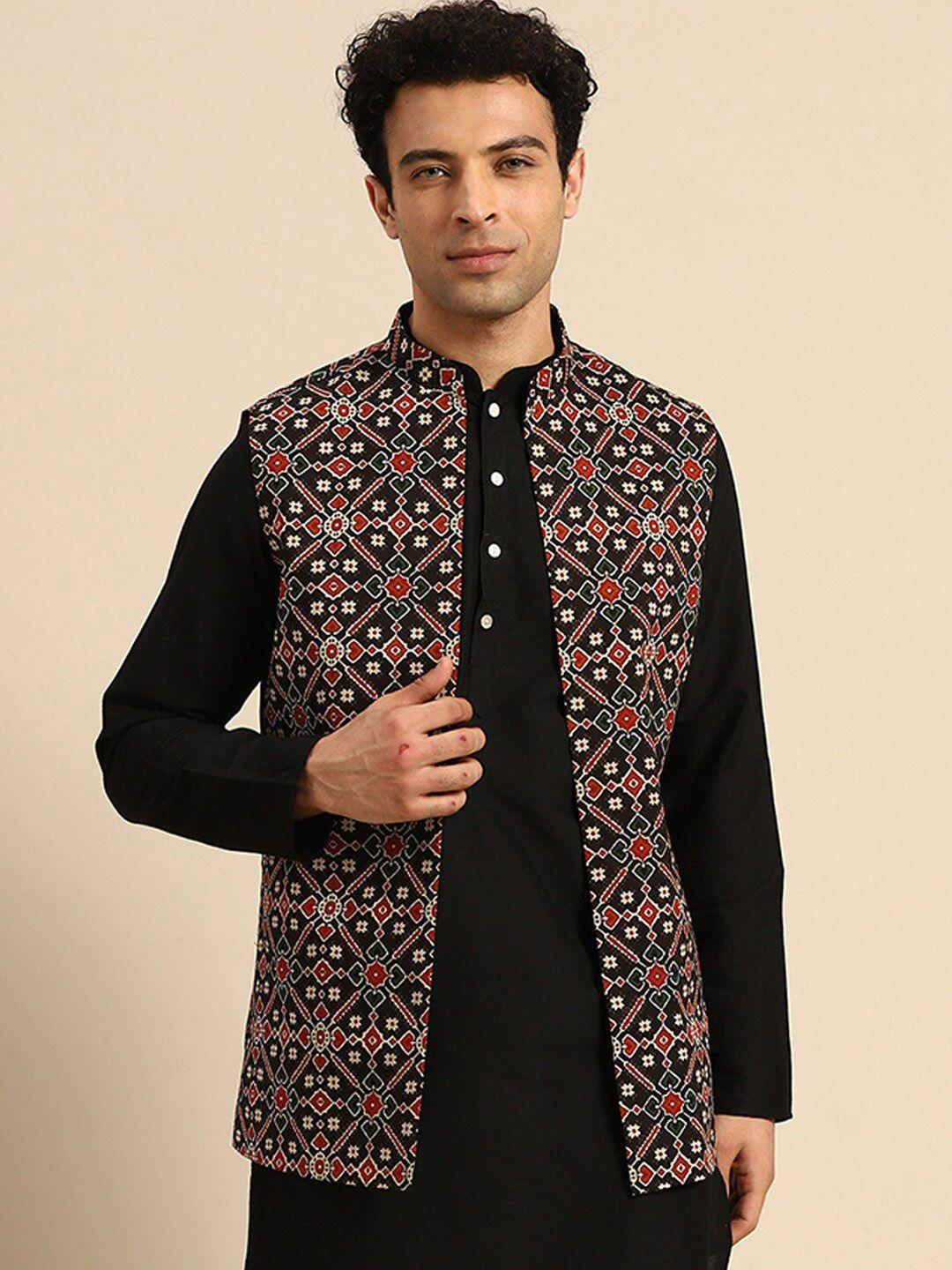 kisah-ethnic-motif--printed-nehru-jackets