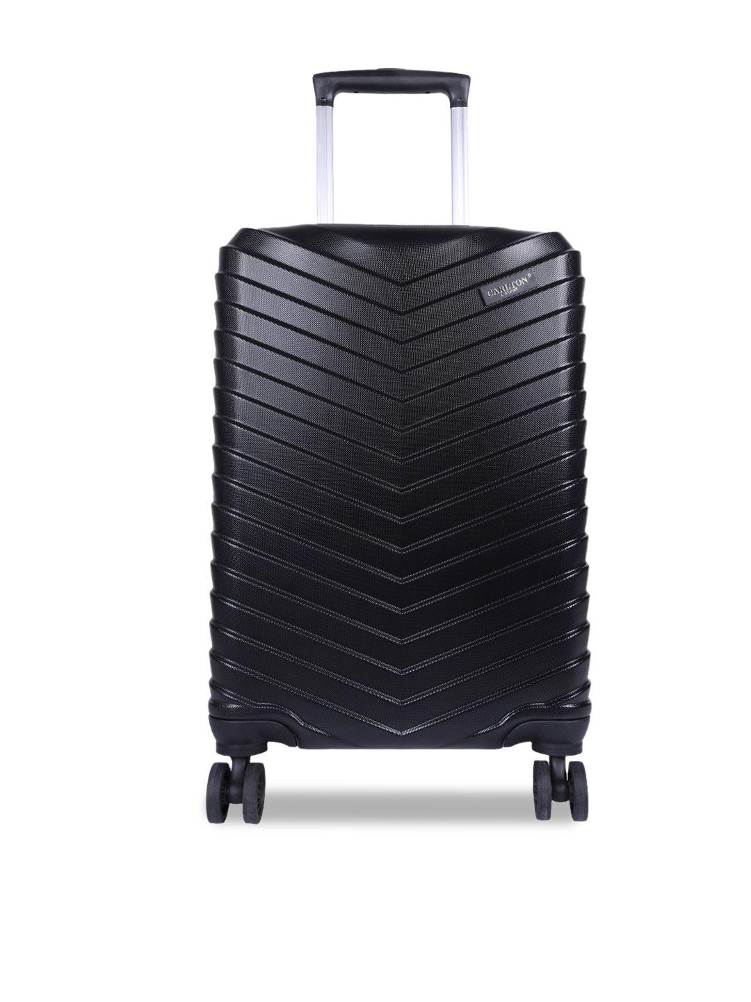 carlton-london-textured-360-degree-rotation-cabin-trolley-bag
