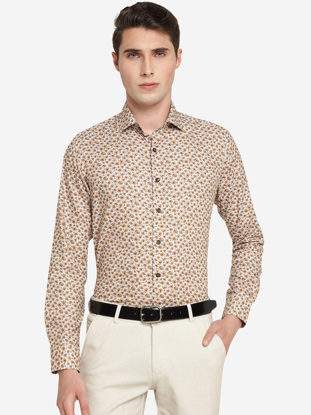 jb-studio-floral-printed-long-sleeves-slim-fit-pure-cotton-party-shirt