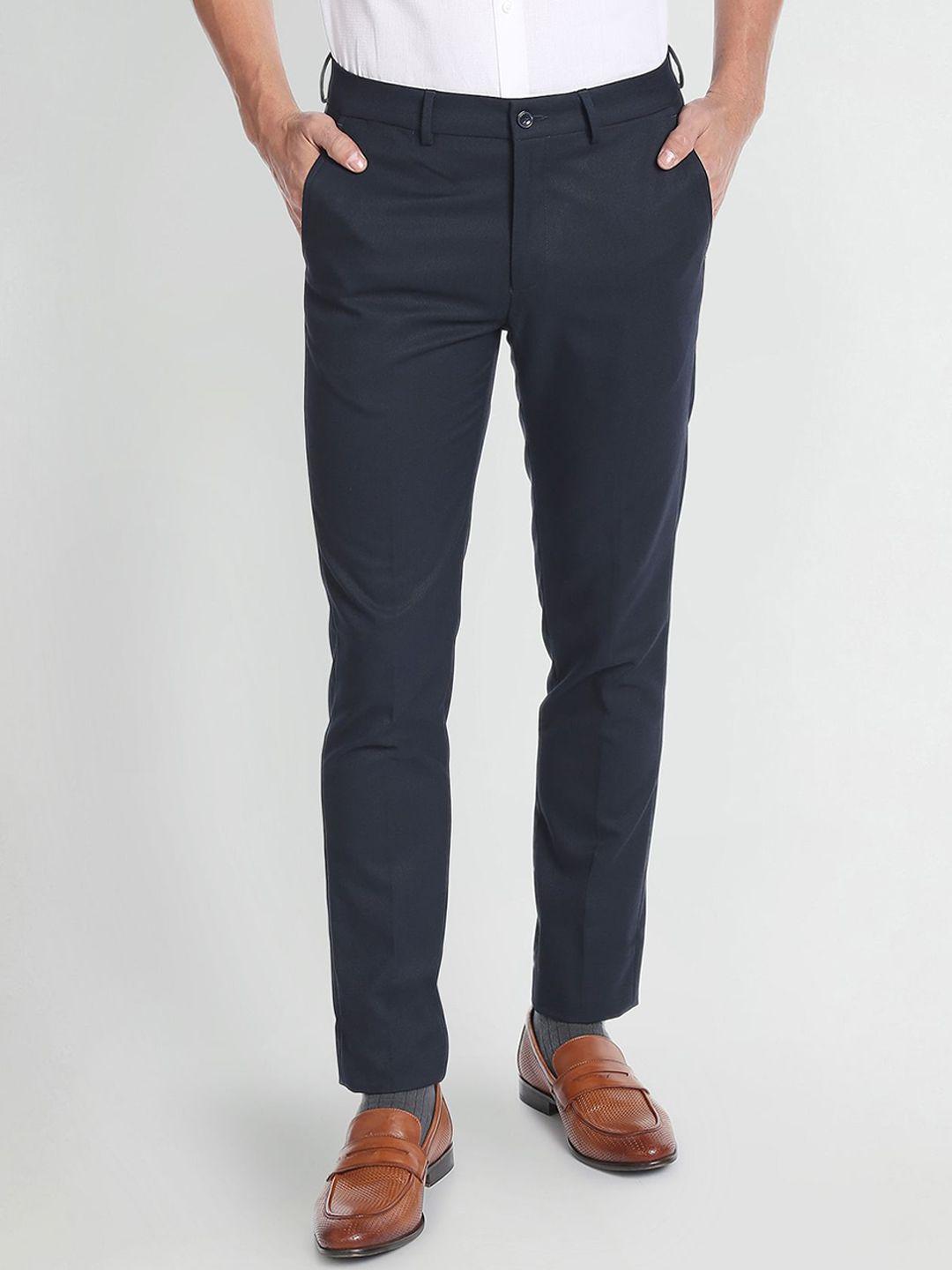 arrow-new-york-men-mid-rise-plain-slim-fit-formal-trousers