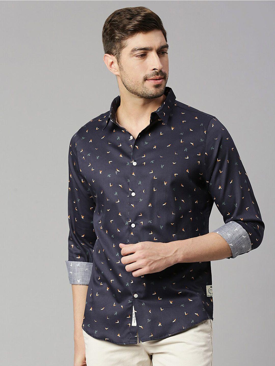 thomas-scott-classic-slim-fit-conversational-printed-pure-cotton-casual-shirt