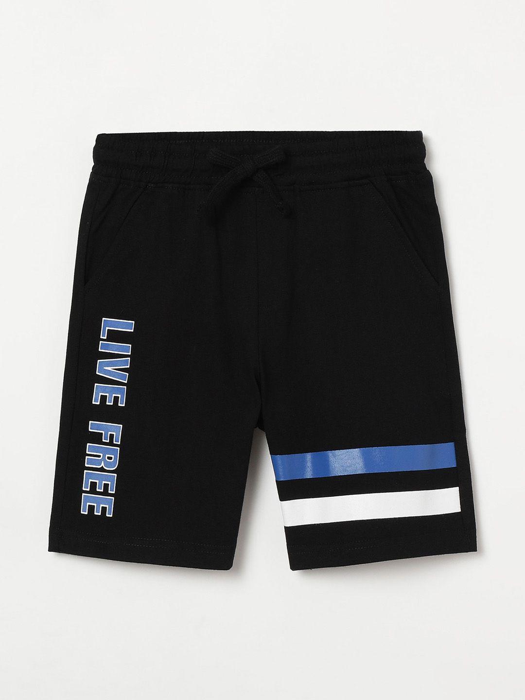 fame-forever-by-lifestyle-boys-typography-printed-pure-cotton-shorts