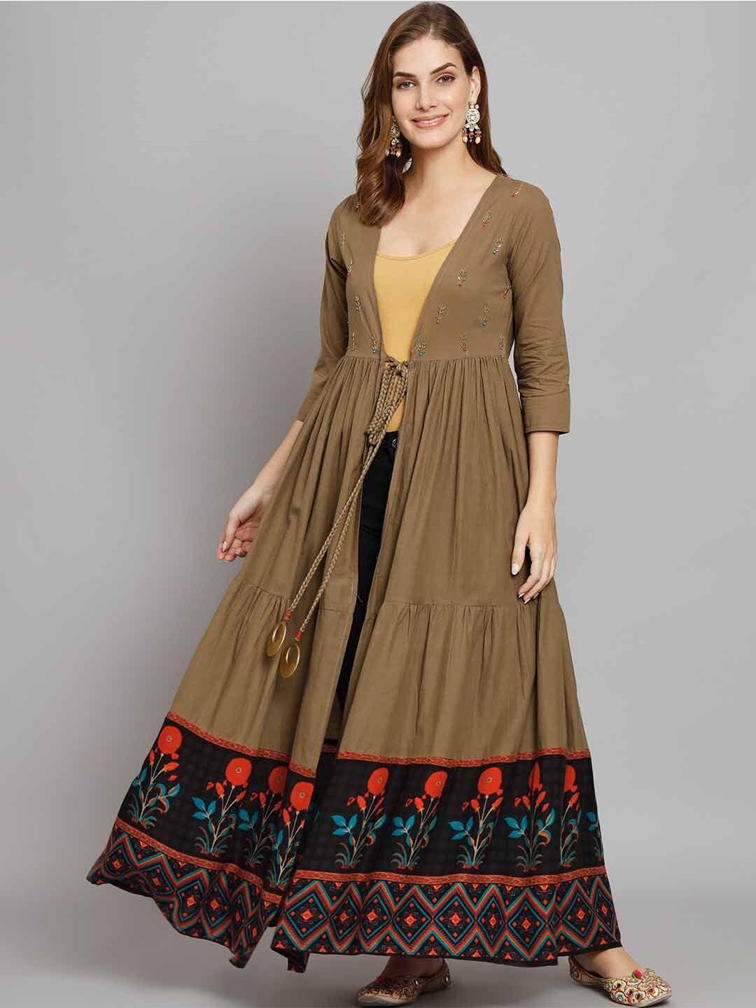 kalini-women-printed-embellished-longline-cotton-ethnic-tie-up-maxi-shrug