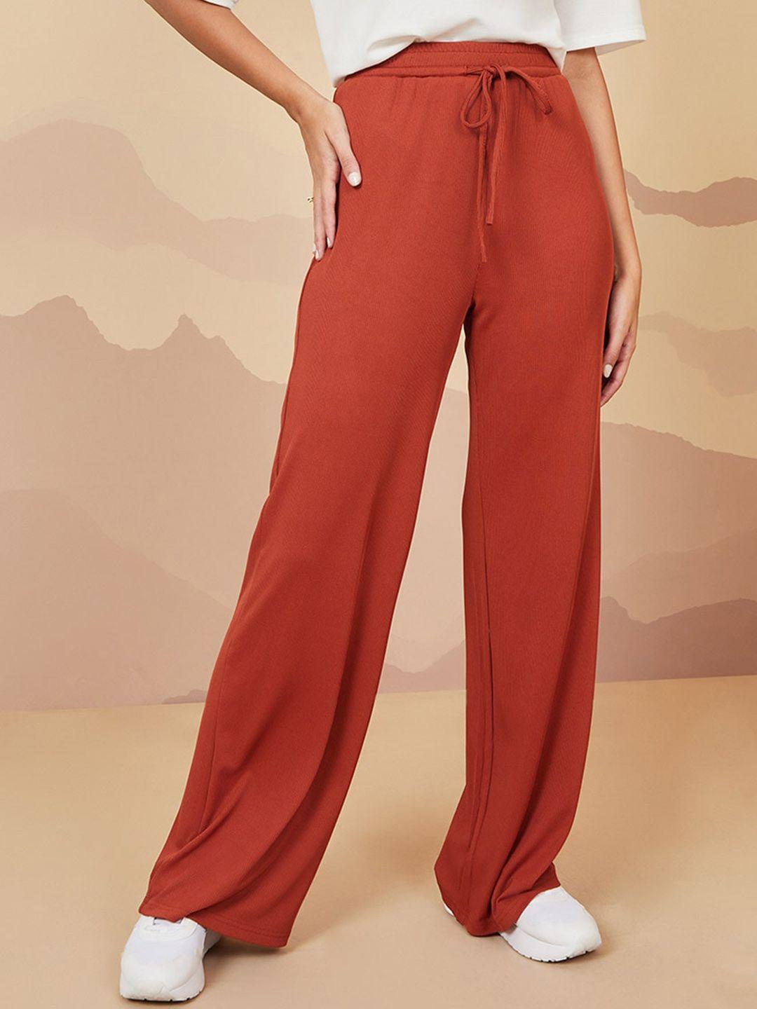 styli-women-flared-high-rise-parallel-trousers