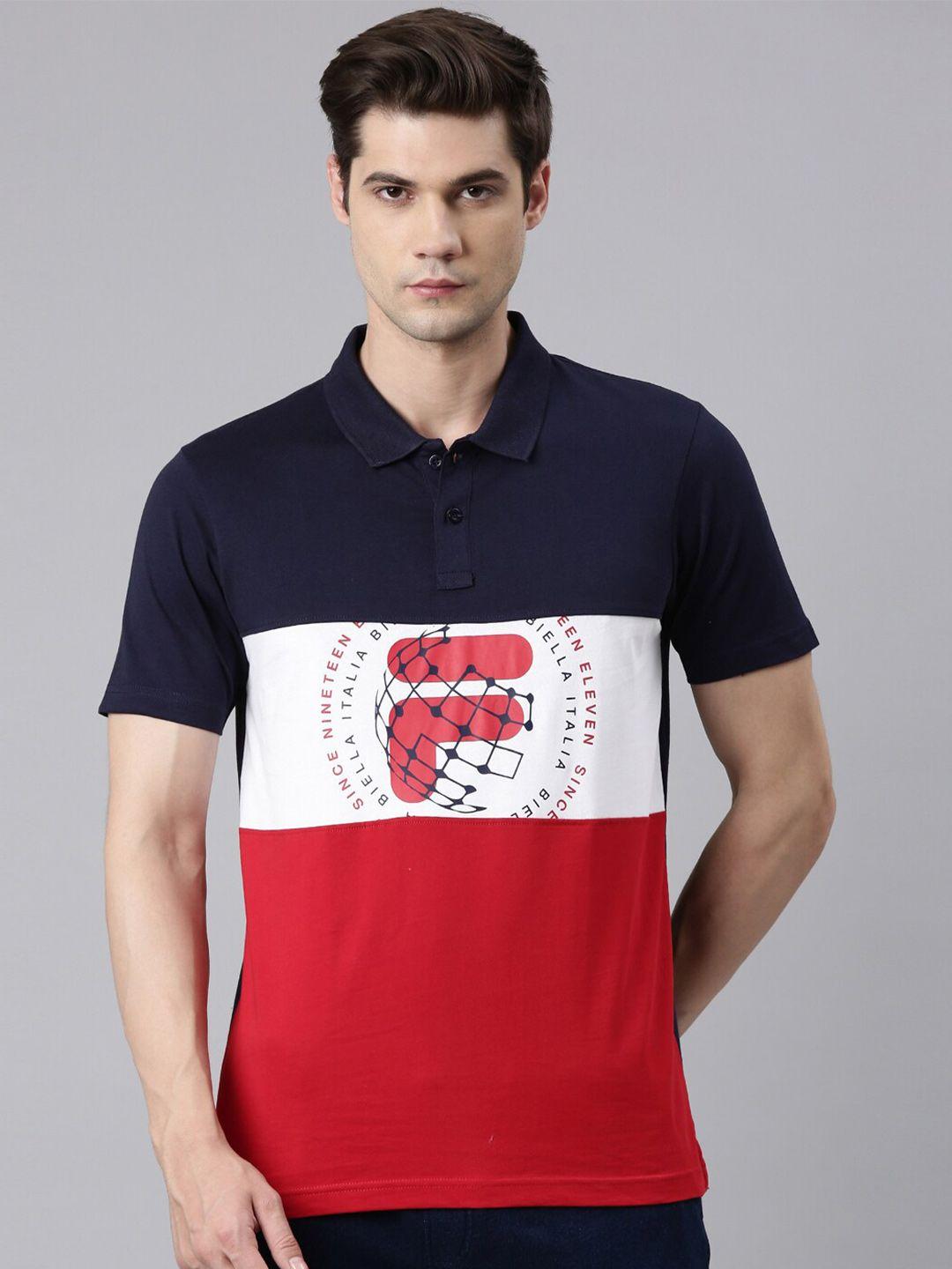 fila-colourblocked-polo-collar-organic-cotton-t-shirt