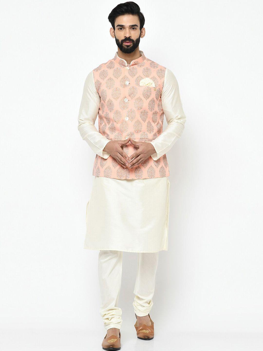 kisah-mandarin-collar-pure-cotton-kurta-with-churidar-&-nehru-jacket