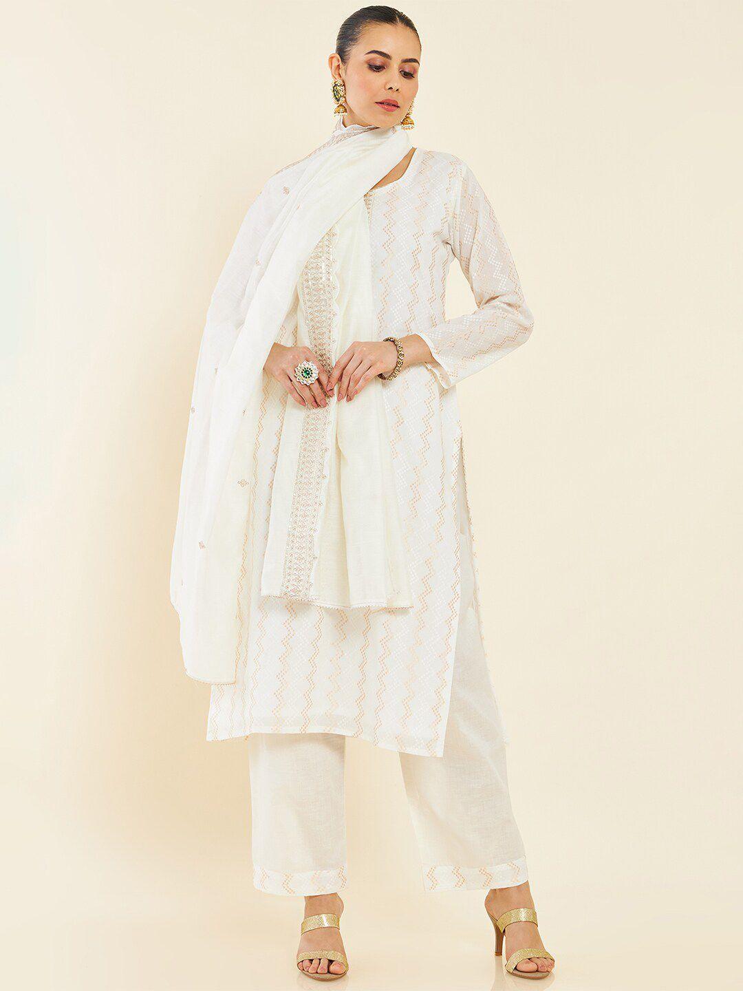 soch-off-white-pure-cotton-unstitched-dress-material