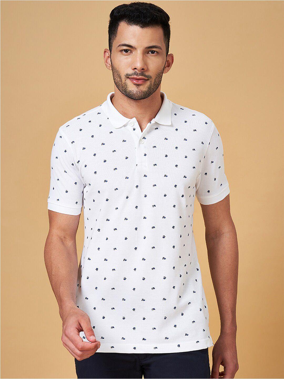 byford-by-pantaloons-floral-printed-polo-collar-slim-fit-cotton-t-shirt