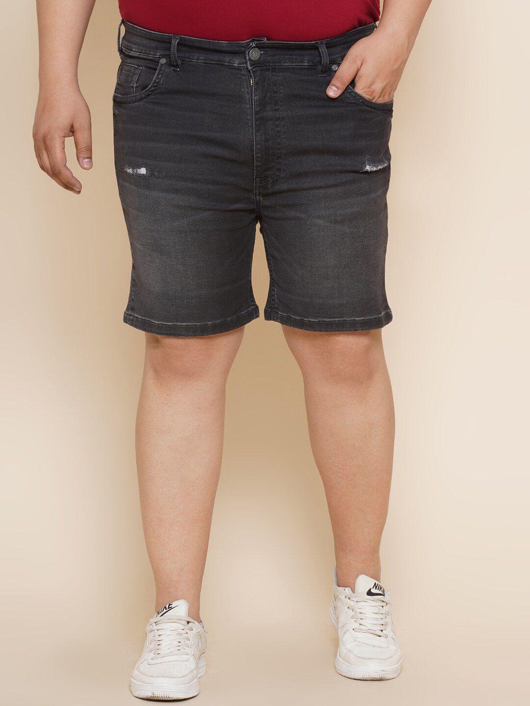 john-pride-men-plus-size-mid-rise-washed-denim-shorts