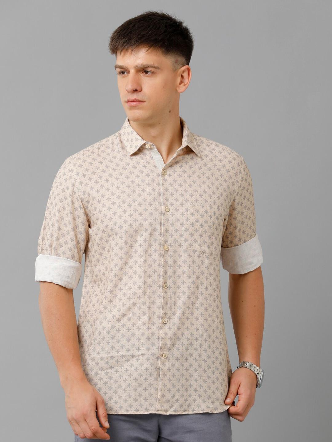 linen-club-floral-printed-opaque-casual-pure-linen-shirt