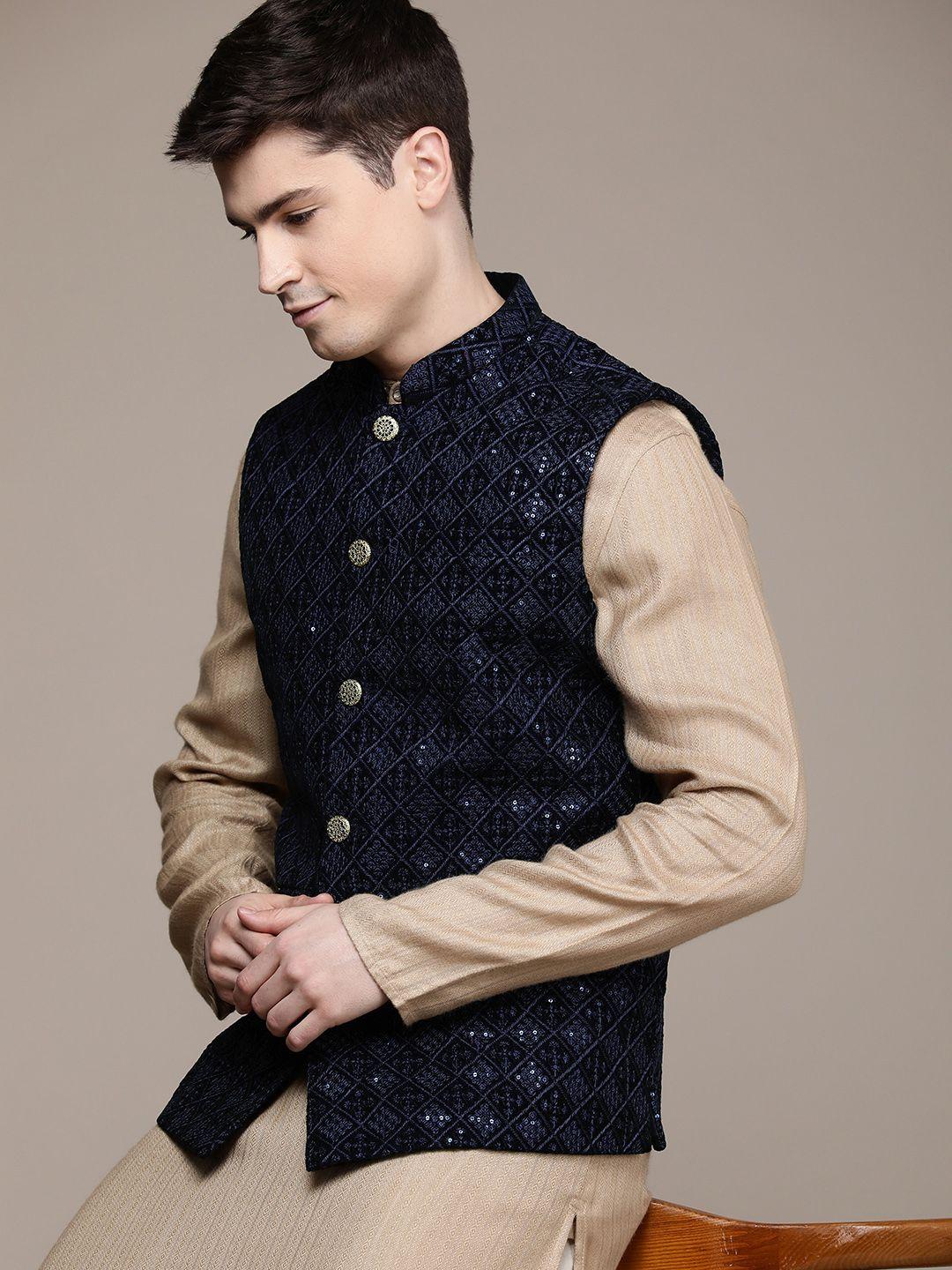 house-of-pataudi-embellished-sequined-thread-work-riwayat-nehru-jacket