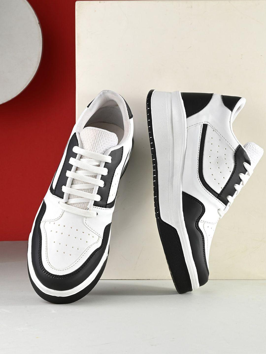 the-roadster-lifestyle-co.-women-white-and-black-colourblocked-perforated-sneakers