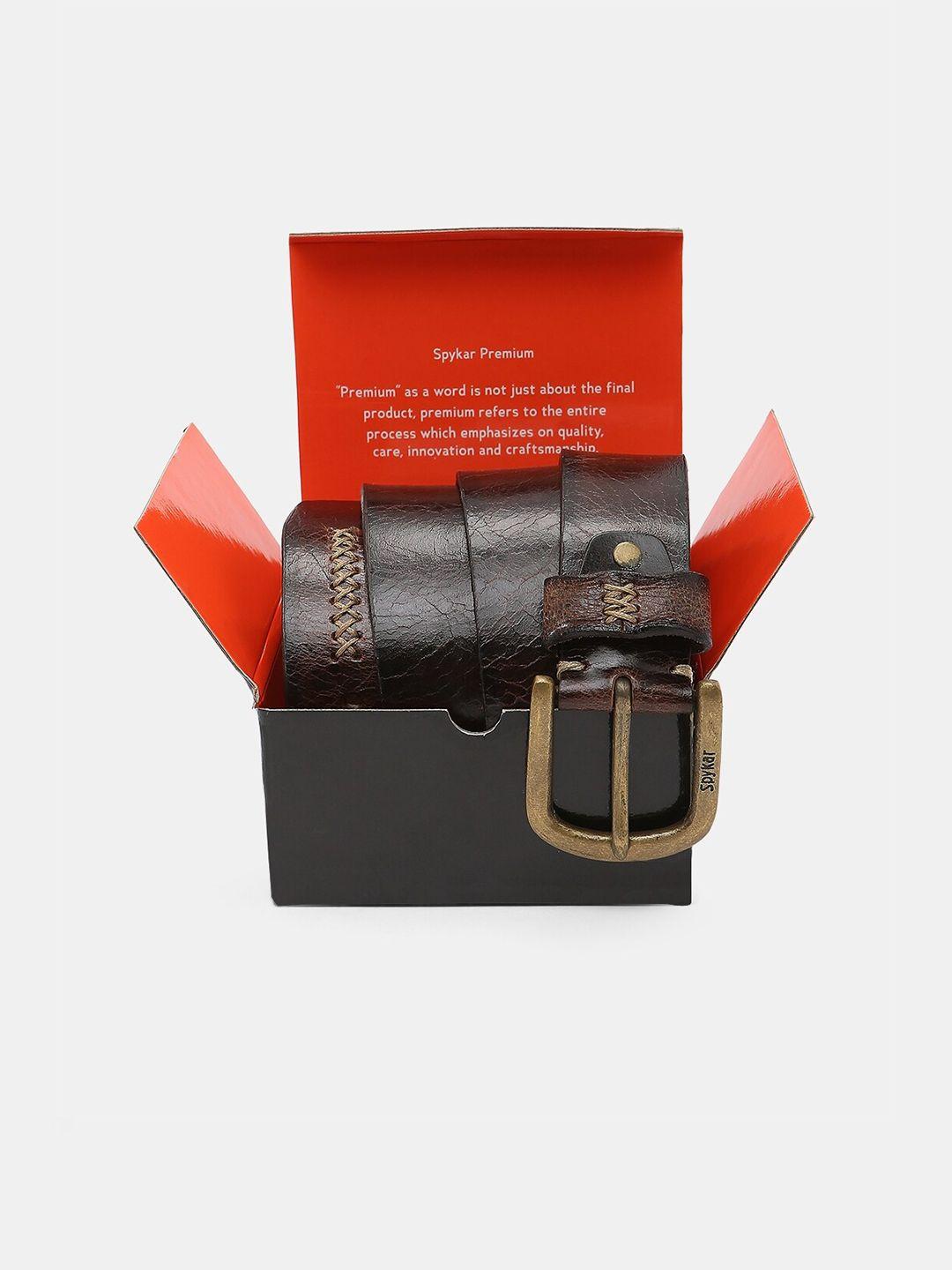spykar-men-set-of-2-leather-two-fold-wallet-&-belt