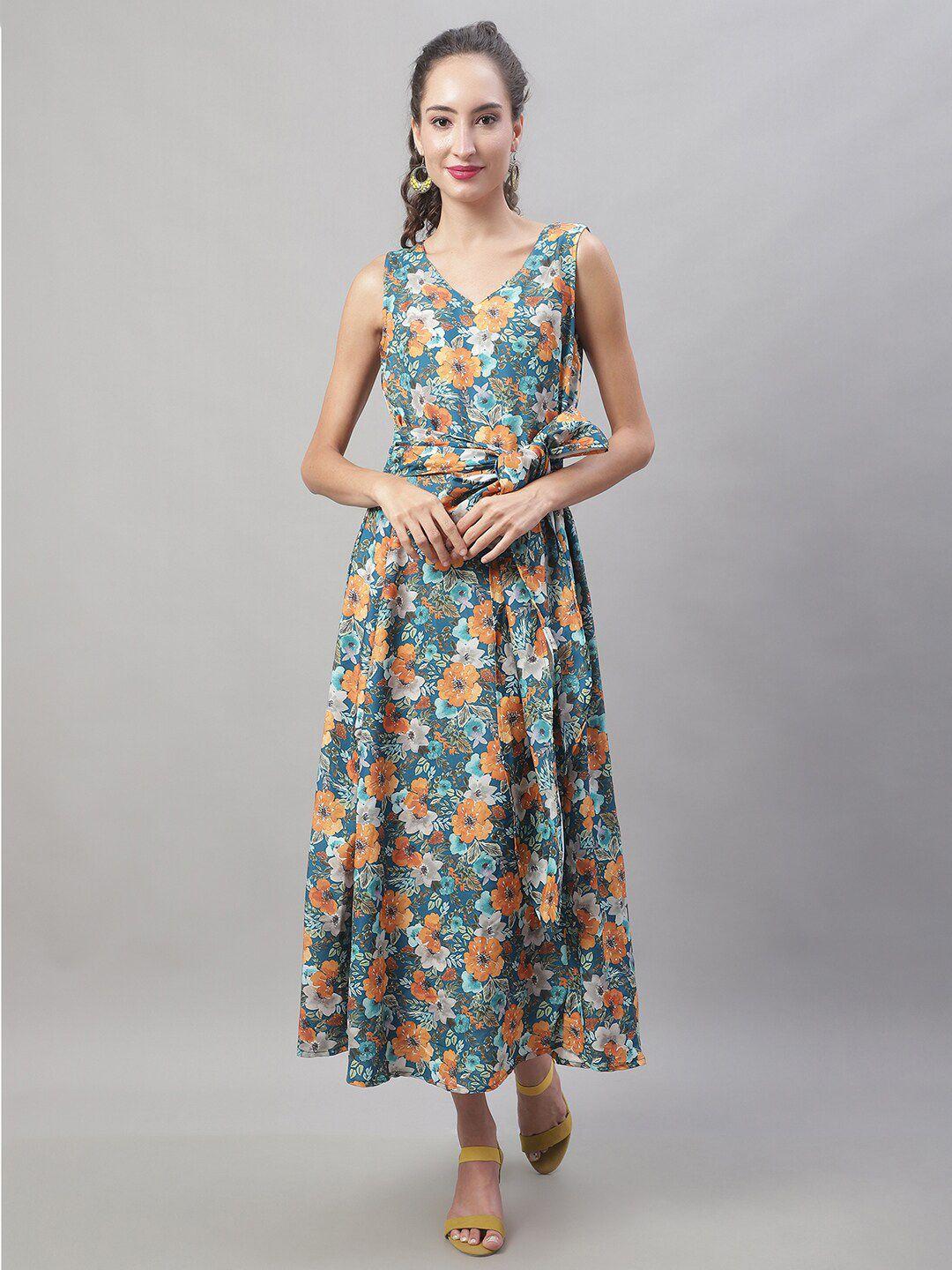 jainish-v-neck-floral-print-maxi-dress