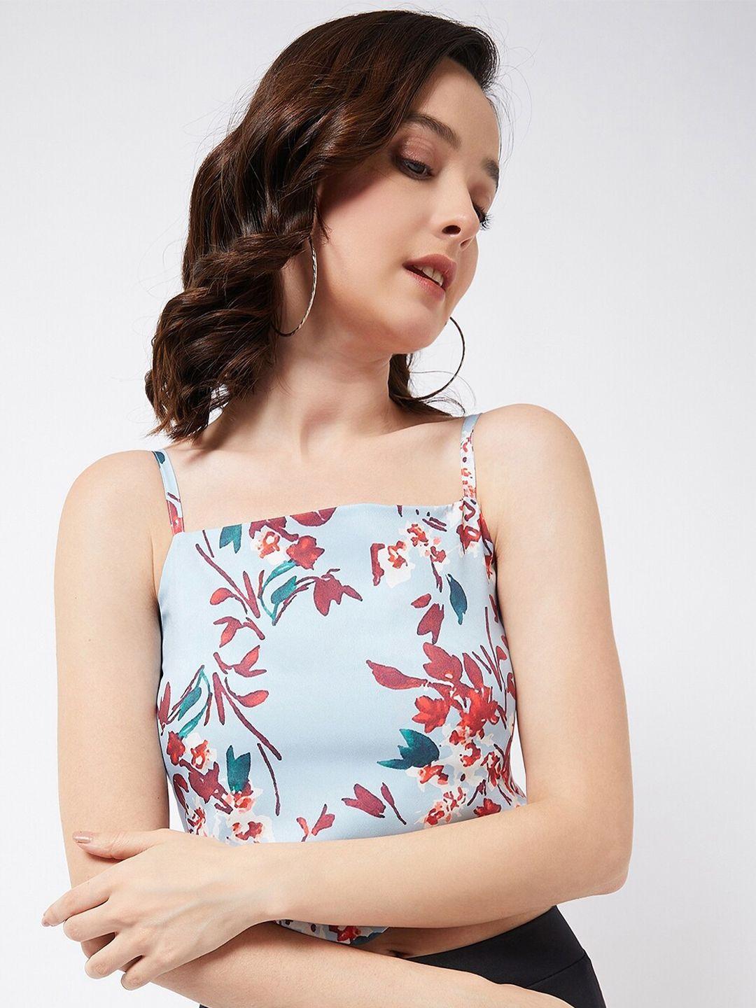 color-capital-floral-printed-shoulder-straped-fitted-crop-top
