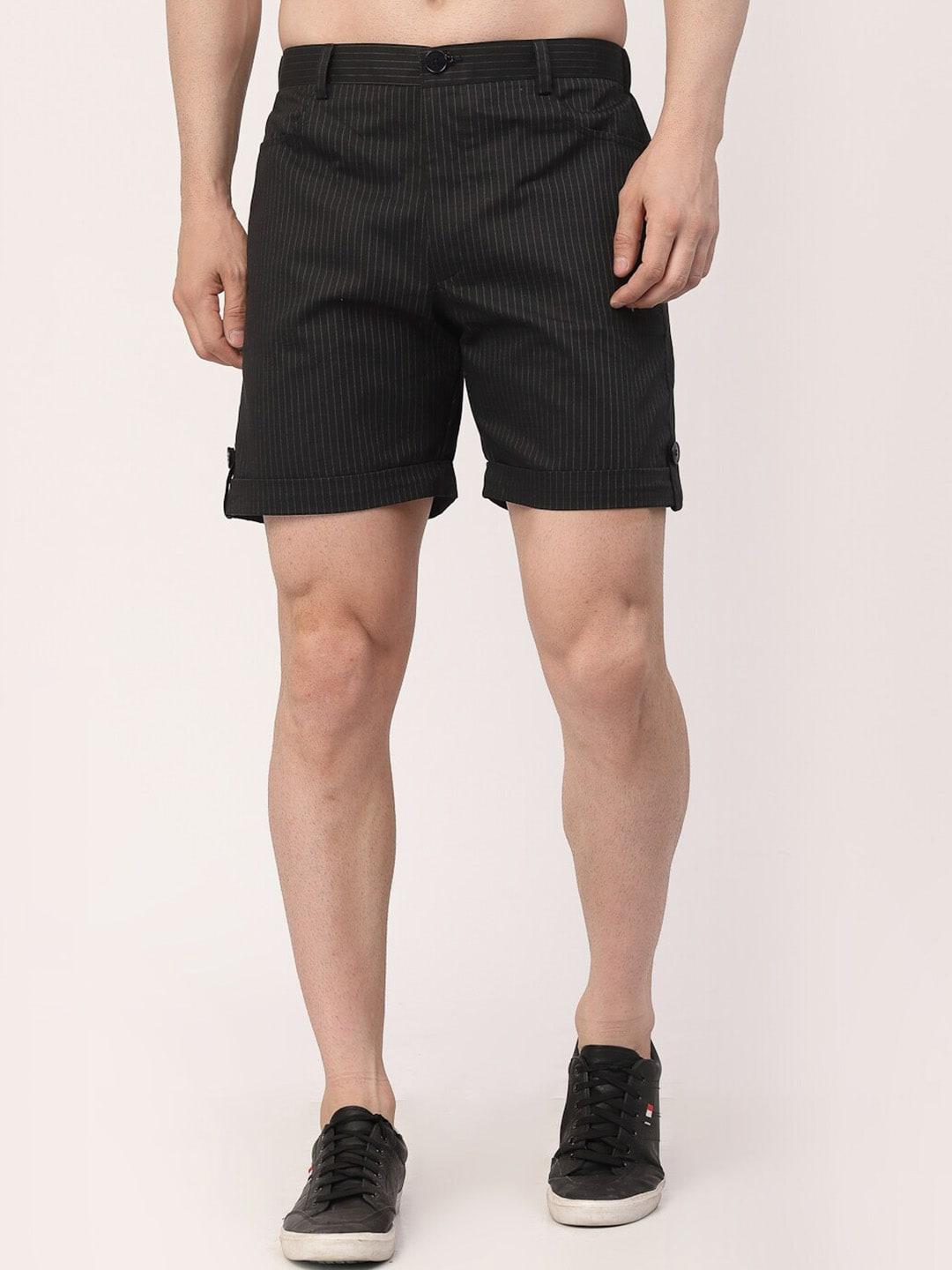 klotthe-men-striped-mid-rise-rapid-dry-cotton-shorts