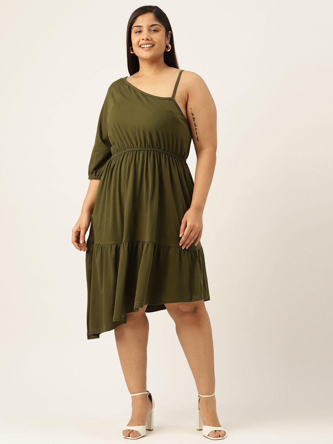 therebelinme-one-shoulder-fit-&-flare-dress